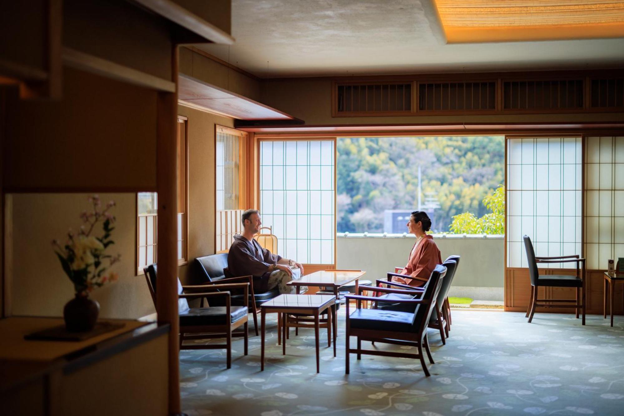 Fukiya Ryokan Yugawara Eksteriør billede