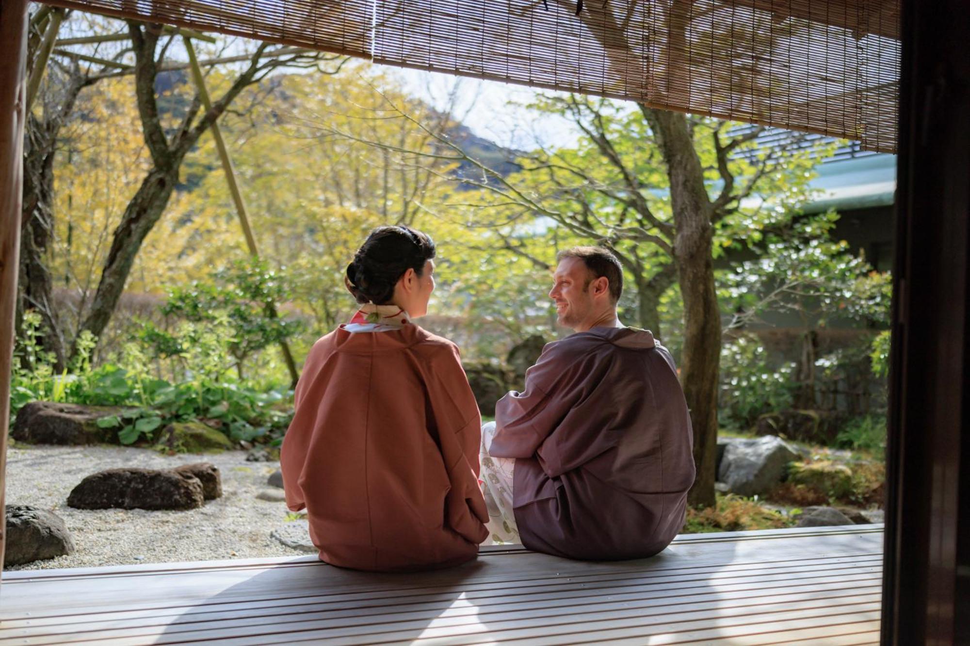 Fukiya Ryokan Yugawara Eksteriør billede
